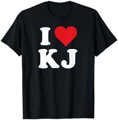 Amazon.com: I Love JP Initials I Heart J.P. First Last Name J P T